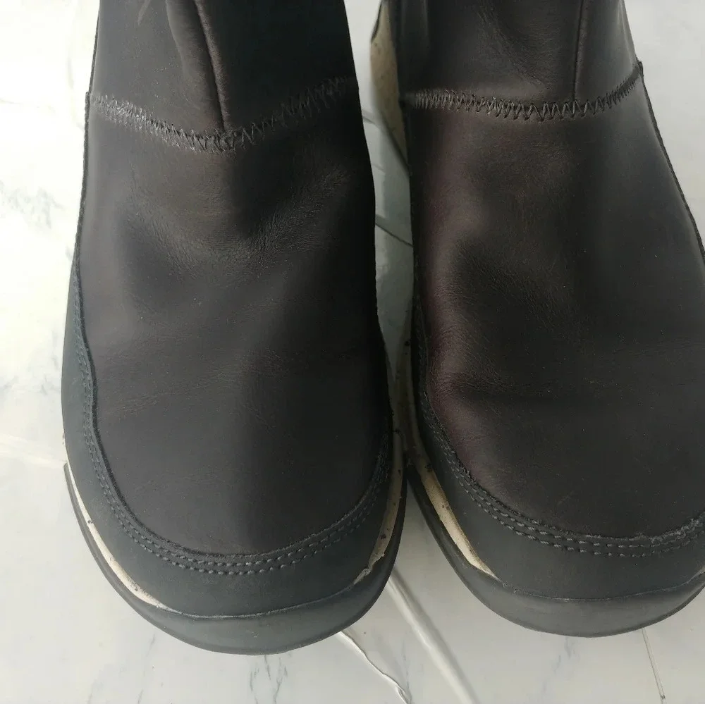 Chaco Borealis Mid Winter Boots Womens Size 8.5 Waterproof Black/Brown